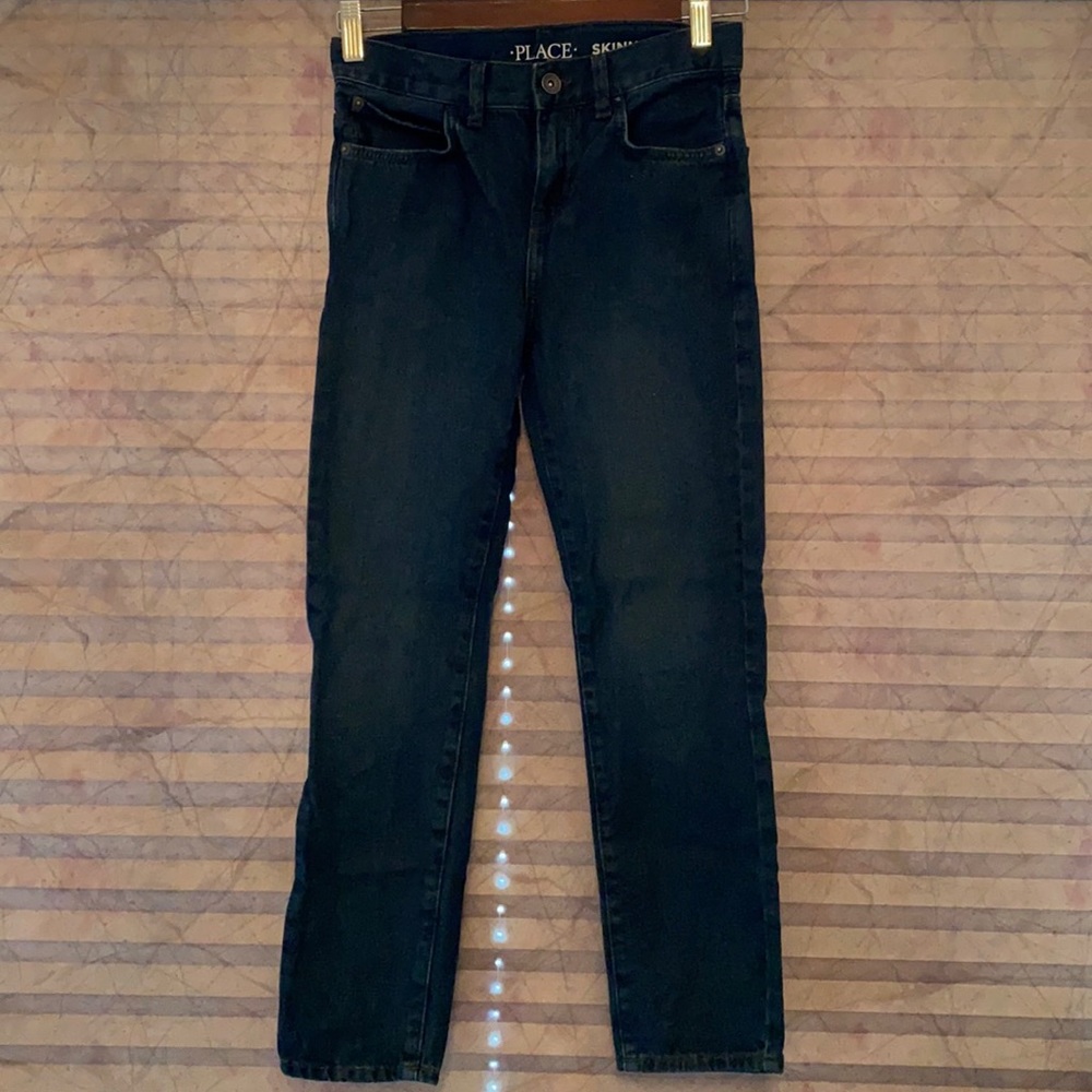 Children’s Place Adjustable Skinny Dark Blue Jeans Boys Size 10